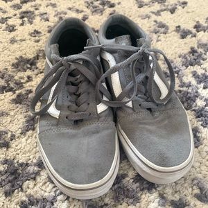 Gray Old Skool Suede Vans Sneakers